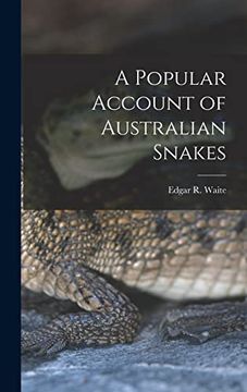 portada A Popular Account of Australian Snakes (en Inglés)