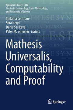 portada Mathesis Universalis, Computability and Proof