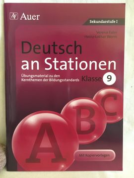 portada Deutsch an Stationen: Übungsmaterial zu den Kernthemen der Bildungsstandards Klasse 9. (= Sekundarstufe i). (en Alemán)