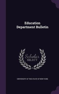 portada Education Department Bulletin