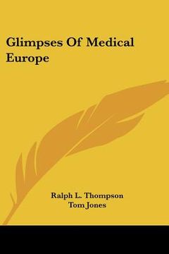 portada glimpses of medical europe (in English)