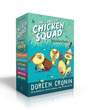 portada The Complete Chicken Squad Misadventures: The Chicken Squad; The Case of the Weird Blue Chicken; Into the Wild; Dark Shadows; Gimme Shelter; Bear. Dark Shadows; Gimme Shelter; Bear Country (in English)