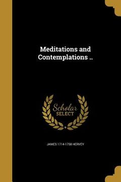 portada Meditations and Contemplations .. (in English)