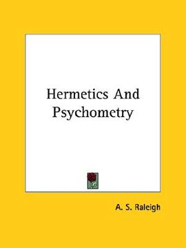 portada hermetics and psychometry (in English)