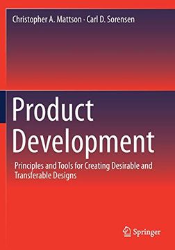 portada Product Development: Principles and Tools for Creating Desirable and Transferable Designs (en Inglés)