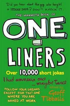 portada the mammoth book of one-liners. by geoff tibballs