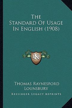 portada the standard of usage in english (1908) (en Inglés)