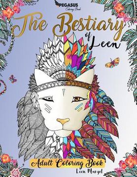 portada Adult coloring books: The Bestiary of Leen (en Inglés)