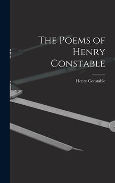 portada The Poems of Henry Constable (en Inglés)