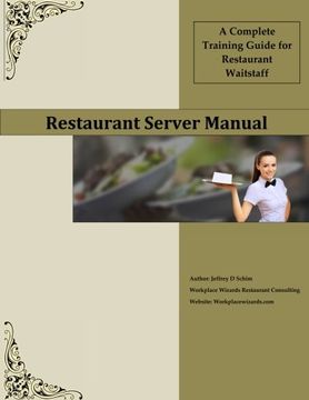 portada Restaurant Server Manual: A Complete Training Guide for Restaurant Waitstaff