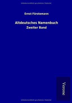 portada Altdeutsches Namenbuch Zweiter Band (en Alemán)