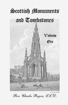 portada scottish monuments and tombstones, volume 1 (en Inglés)
