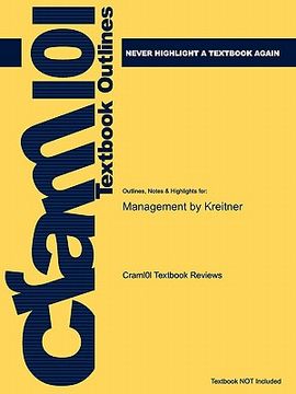 portada studyguide for management by kreitner, isbn 9780547148489