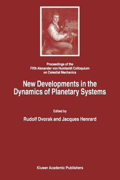 portada new developments in the dynamics of planetary systems (in English)