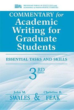 portada commentary for academic writing for graduate students