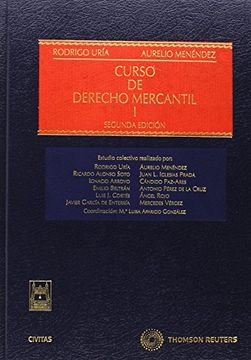 portada Curso de Derecho Mercantil Tomo I (Estudios y Comentarios de Legislación)