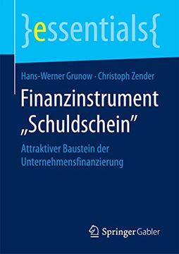 portada Finanzinstrument „Schuldschein“: Attraktiver Baustein der Unternehmensfinanzierung (en Alemán)