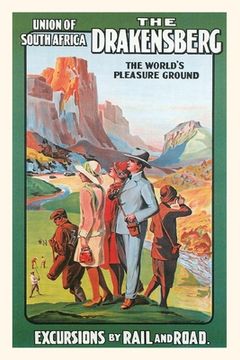 portada Vintage Journal The Drakensberg, South Africa Travel Poster (en Inglés)