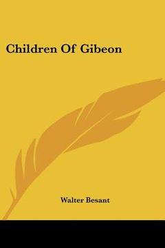 portada children of gibeon (en Inglés)