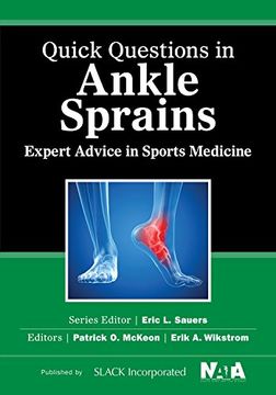 portada Quick Questions in Ankle Sprains: Expert Advice in Sports Medicine (en Inglés)