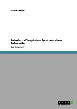 portada Rotwelsch - Die geheime Sprache sozialer Außenseiter (German Edition)