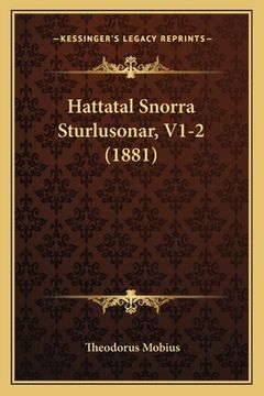 portada Hattatal Snorra Sturlusonar, V1-2 (1881) (en Alemán)