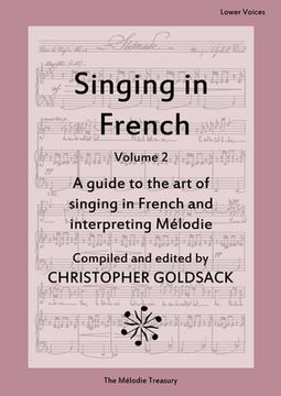 portada Singing in French, volume 2 - lower voices (en Inglés)