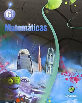portada Matemáticas 6º Primaria (Tres Trimestres) (Superpixépolis)