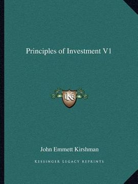 portada principles of investment v1 (en Inglés)