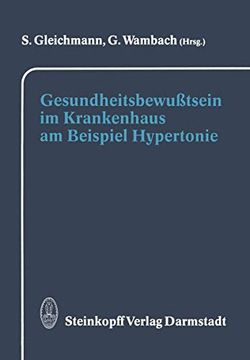 portada Gesundheitsbewußtsein im Krankenhaus am Beispiel Hypertonie (en Alemán)
