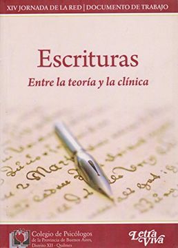 portada Escrituras. Entre la Teoria y la Clinica. (in Spanish)
