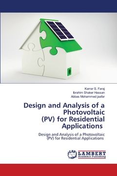 portada Design and Analysis of a Photovoltaic (PV) for Residential Applications (in English)