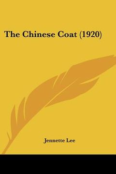 portada the chinese coat (1920) (in English)
