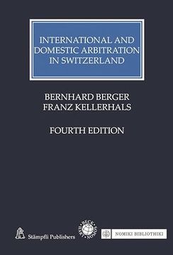 portada International and Domestic Arbitration in Switzerland