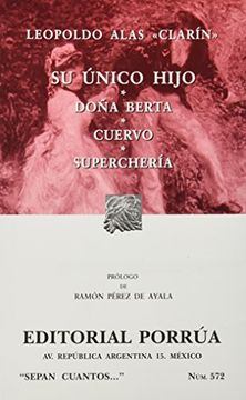portada Su Unico Hijo (Sepan Cuantos 572) (in Spanish)