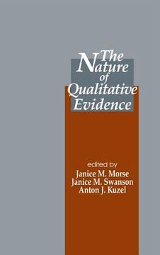 portada the nature of qualitative evidence (en Inglés)