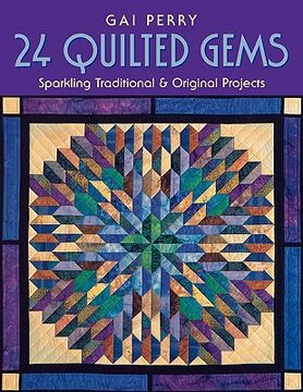 portada 24 quilted gems - print on demand edition (en Inglés)