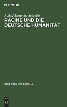 portada Racine und die Deutsche Humanität (en Alemán)