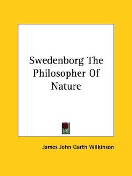 portada swedenborg the philosopher of nature (en Inglés)