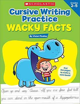 portada Cursive Writing Practice: Wacky Facts
