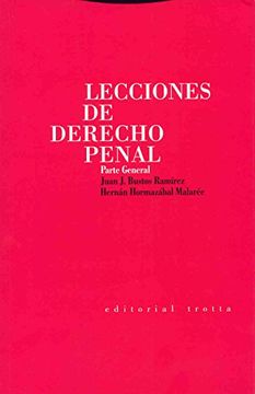 portada Lecciones de Derecho Penal. Parte General (in Spanish)