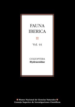 portada Fauna Iberica Vol. 44. Coleoptera: Hydraenidae (in Spanish)