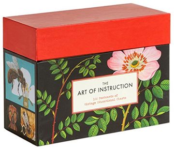 portada The art of Instruction: Postcards: 100 Postcards of Vintage Educational Charts - Card Book 
