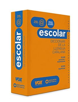 portada Diccionari Escolar de la Llengua Catalana VOX-BARCANOVA