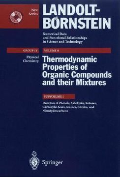 portada densities of phenols, aldehydes, ketones, carboxylic acids, amines, nitriles, and nitrohydrocarbons (in English)