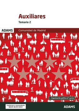 portada Temario 2 Auxiliares Administrativos de la Comunidad de Madrid (in Spanish)