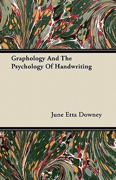 portada graphology and the psychology of handwriting (en Inglés)