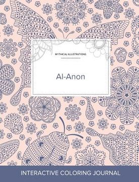 portada Adult Coloring Journal: Al-Anon (Mythical Illustrations, Ladybug) (in English)