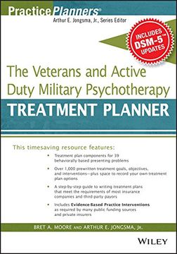 portada The Veterans and Active Duty Military Psychotherapy Treatment Planner, with Dsm-5 Updates (PracticePlanners) (in English)