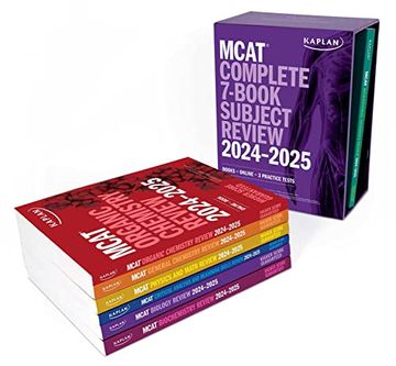 portada Mcat Complete 7-Book Subject Review 2024-2025: Books + Online + 3 Practice Tests (Kaplan Test Prep) (en Inglés)